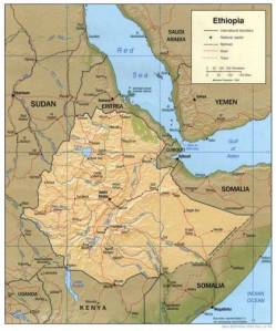 Ethiopia map